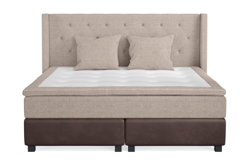 AUSTIN Sängpaket 210x210 m 2 Beiga Kuddar (+Fler val) Beige/ - Möbler - Sovrum - Sängar - Komplett Sängpaket