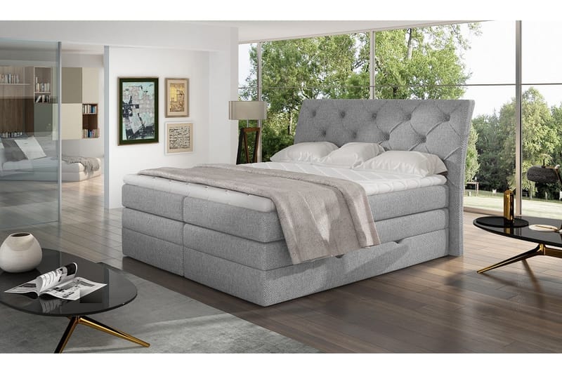 Bellamir Sängpaket 140x200 cm, Grå