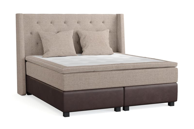 Cuba Kontinentalsäng 180x200 - (+Fler val) Beige/Brun - Möbler - Sovrum - Sängar - Kontinentalsängar