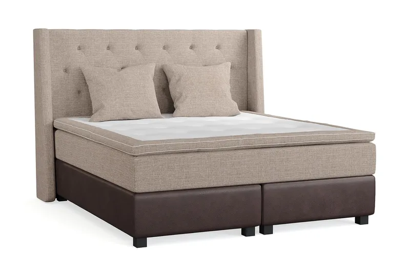 Cuba Kontinentalsäng 180x200 - (+Fler val) Beige/Brun - Möbler - Sovrum - Sängar - Kontinentalsängar