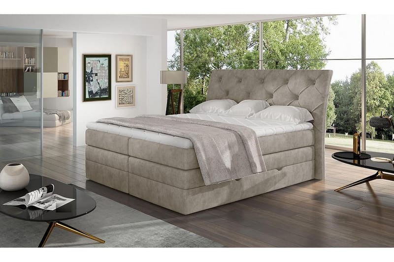 DARBRES Sängpaket 180x200 cm Beige - Möbler - Sovrum - Sängar - Komplett Sängpaket