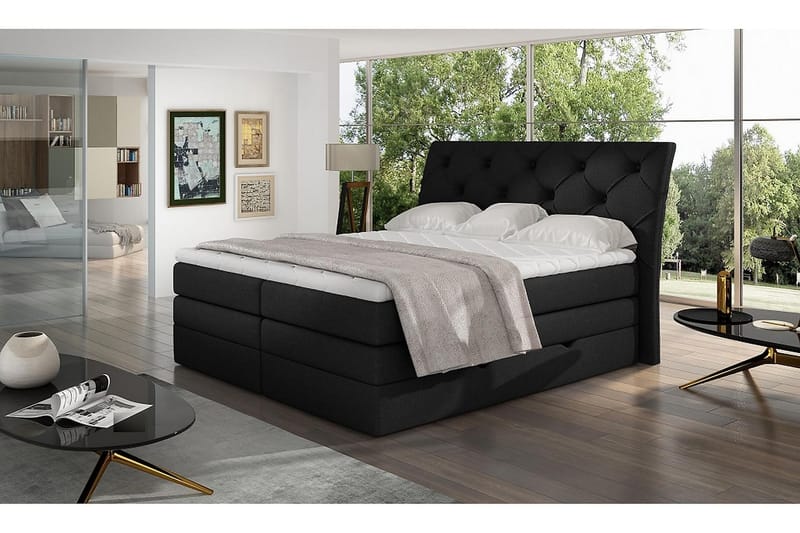DARBRES Sängpaket 180x200 cm Svart - Möbler - Sovrum - Sängar - Komplett Sängpaket