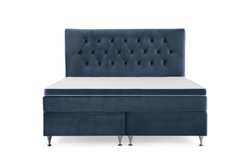 DJURSHOLM Kontinentalsäng 180 Sammet Mörkblå