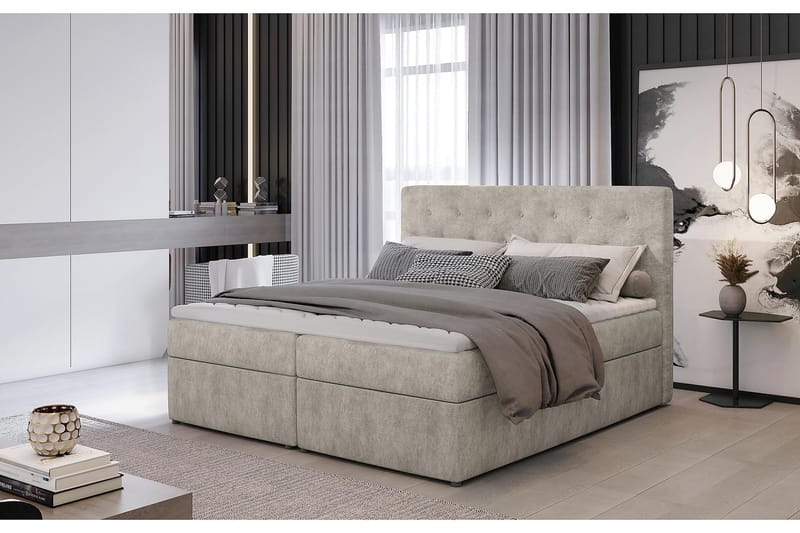 DUNTROON Sängpaket 180x200 cm Beige - Möbler - Sovrum - Sängar - Komplett Sängpaket