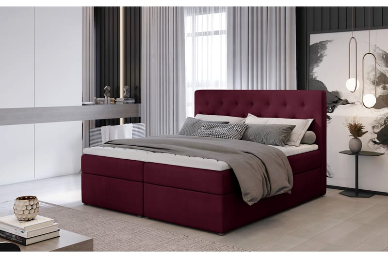 DUNTROON Sängpaket 180x200 cm Lila - Möbler - Sovrum - Sängar - Komplett Sängpaket