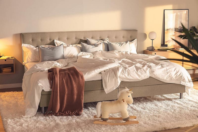 Ella Familjesäng 280x200  cm - (+Fler val) Mullvad - Möbler - Sovrum - Sängar - Kontinentalsängar