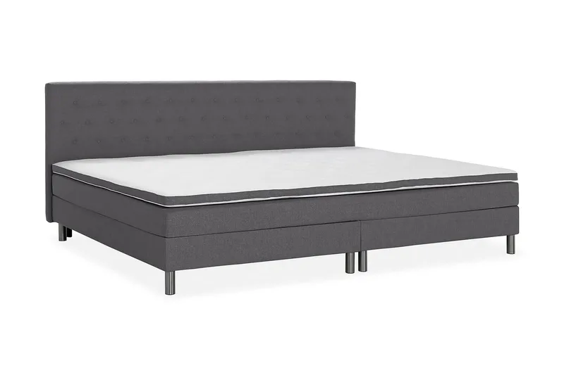 Ella Familjesäng Sängpaket 280x210  cm - (+Fler val) Mörkgrå - Möbler - Sovrum - Sängar - Komplett Sängpaket