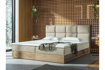 Förvaringssäng EUPHORIA 140x200 - Beige - Möbler - Sovrum - Sängar - Komplett Sängpaket