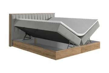 Förvaringssäng HARMONY 140x200 - Grå - Möbler - Sovrum - Sängar - Komplett Sängpaket