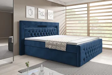 Franco Sängpaket med förvaring LED-belysning 160x200 cm