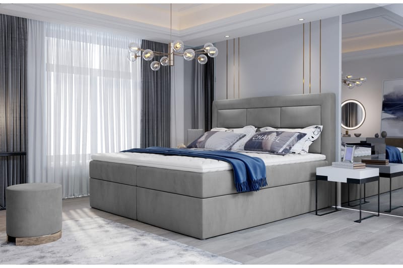 FRESNAY Sängpaket 140x200 cm Gul - Möbler - Sovrum - Sängar - Komplett Sängpaket