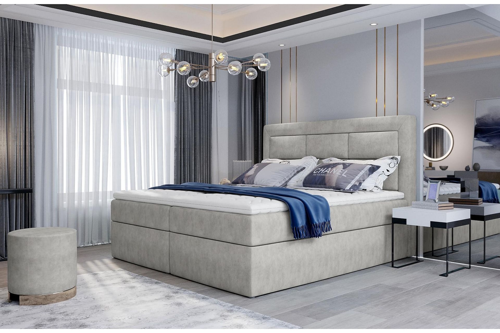 FRESNAY Sängpaket 160x200 cm Beige - Möbler - Sovrum - Sängar - Komplett Sängpaket