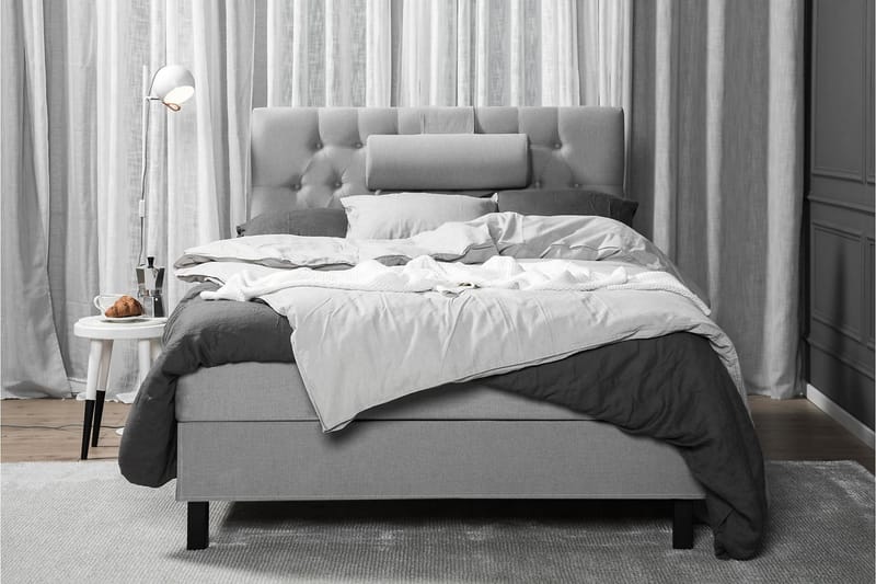 HAPPY 120 Kontinentalsängspaket Mellangrå - Möbler - Sovrum - Sängar - Kontinentalsängar