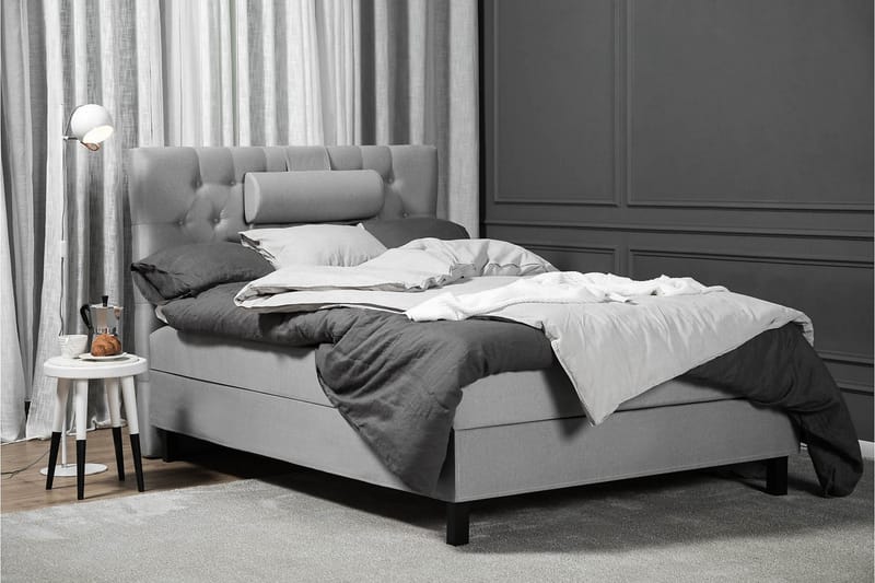 HAPPY 120 Kontinentalsängspaket Mellangrå - Möbler - Sovrum - Sängar - Kontinentalsängar