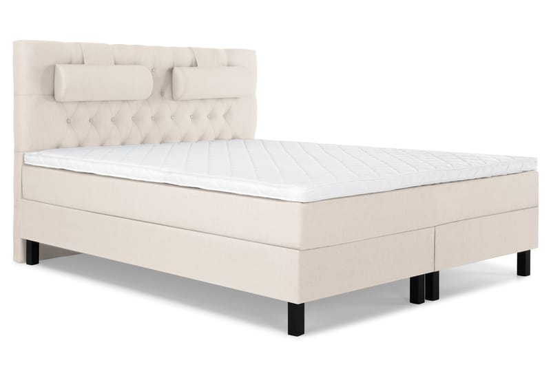 HAPPY 160 Kontinentalsängspaket Beige - Möbler - Sovrum - Sängar - Komplett Sängpaket