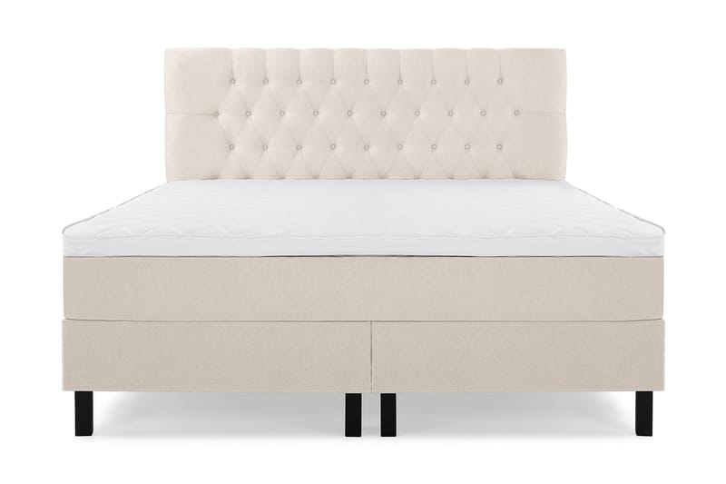 HAPPY 180 Kontinentalsäng Beige - Möbler - Sovrum - Sängar - Komplett Sängpaket
