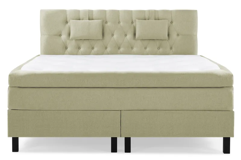 HAPPY 180 Kontinentalsängspaket Grön - Möbler - Sovrum - Sängar - Kontinentalsängar