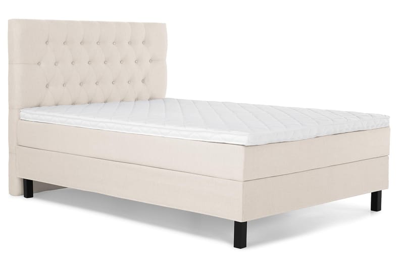 HAPPY Kontinentalsäng 140 Skum Beige - Möbler - Sovrum - Sängar - Komplett Sängpaket