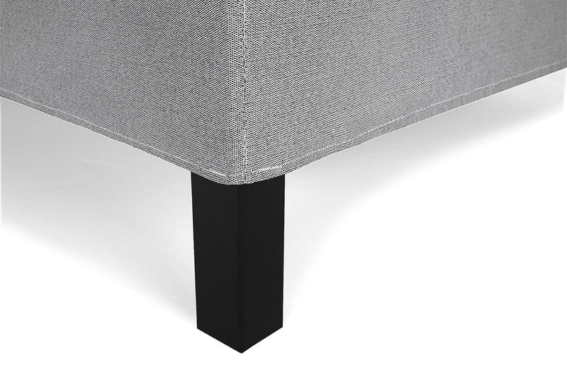 HAPPY Kontinentalsäng 140 Polyeter Mellangrå - Möbler - Sovrum - Sängar - Komplett Sängpaket