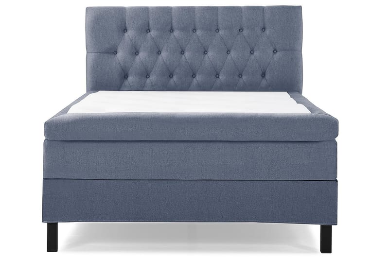 HAPPY Kontinentalsäng 140 Polyeter Mörkblå - Möbler - Sovrum - Sängar - Komplett Sängpaket