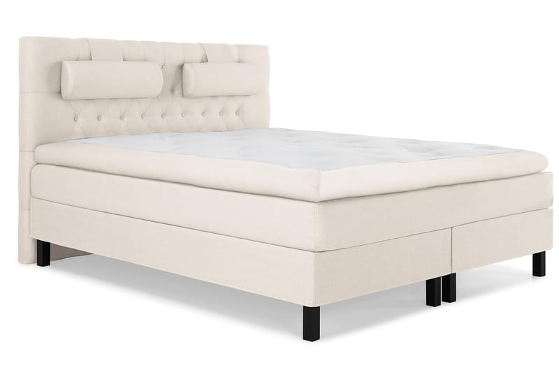 HAPPY Kontinentalsäng 160 Latexmadrass Beige - Möbler - Sovrum - Sängar - Komplett Sängpaket