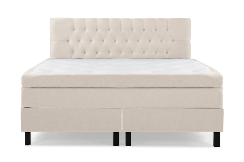 HAPPY Kontinentalsäng 160 Memorymadrass Beige - Möbler - Sovrum - Sängar - Komplett Sängpaket
