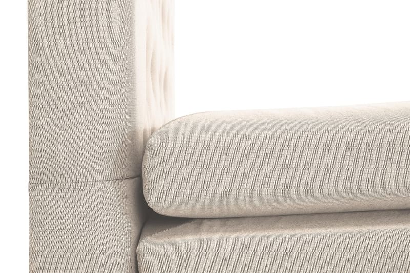 HAPPY Kontinentalsäng 160 Polyeter Beige - Möbler - Sovrum - Sängar - Komplett Sängpaket