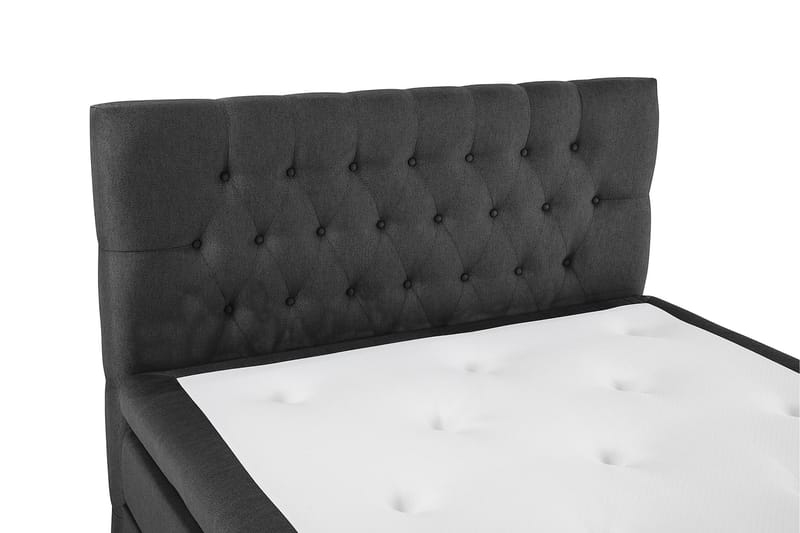 HAPPY Sängpaket 120 Latexmadrass Diamant Svart/Grå - Möbler - Sovrum - Sängar - Komplett Sängpaket