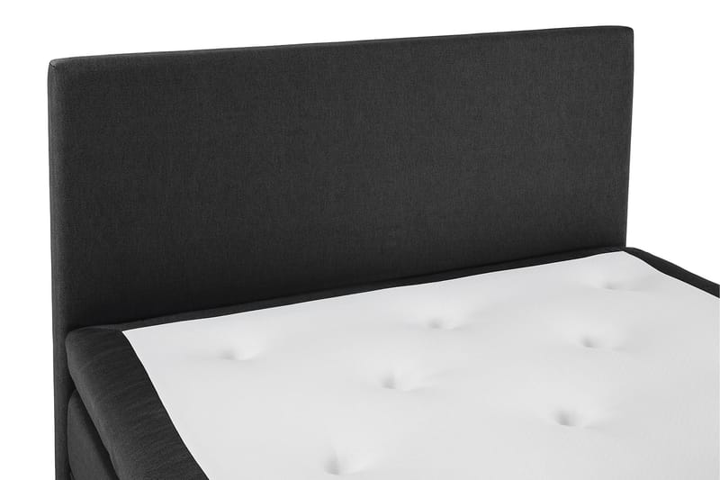 HAPPY Sängpaket 120 Latexmadrass Slät Svart/Grå - Möbler - Sovrum - Sängar - Komplett Sängpaket