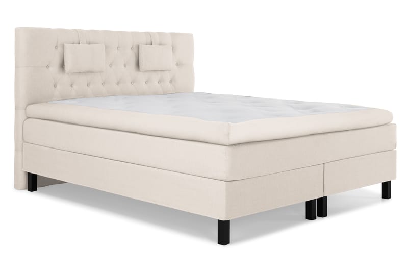 HAPPY Sängpaket 180 Memorymadrass Diamant Beige - Möbler - Sovrum - Sängar - Komplett Sängpaket