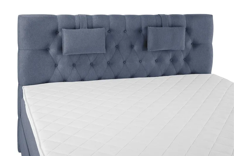 HAPPY Sängpaket 180 Skum Diamant Mörkblå - Möbler - Sovrum - Sängar - Kontinentalsängar