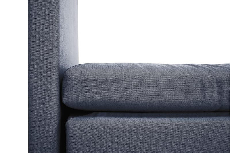 HAPPY Sängpaket 180 Polyeter Slät Mörkblå - Möbler - Sovrum - Sängar - Kontinentalsängar