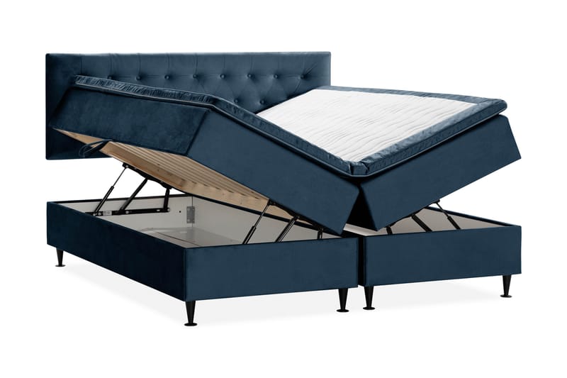 Happy Plus Sängpaket Förvaringssäng 180x200 cm - Mörkblå - Möbler - Sovrum - Sängar - Ramsäng
