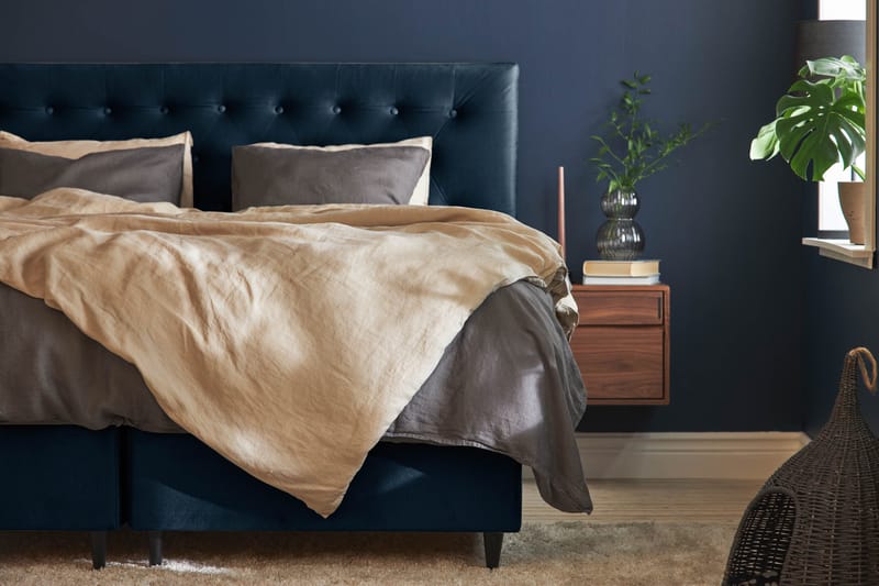 Happy Plus Sängpaket Förvaringssäng 180x200 cm - Mörkblå - Möbler - Sovrum - Sängar - Ramsäng