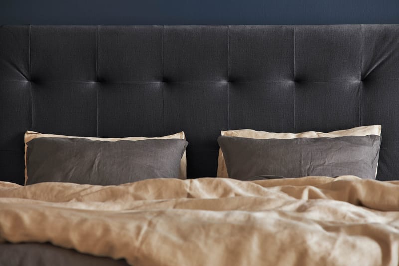 Happy Plus Sängpaket Kontinentalsäng 180x200 cm - Mörkgrå - Möbler - Sovrum - Sängar - Kontinentalsängar