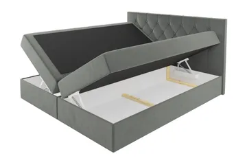 Jitendera Sängpaket Kontinentalsäng 140x200 cm med Förvaring - Blå - Möbler - Sovrum - Sängar - Komplett Sängpaket