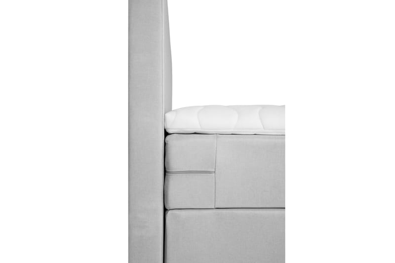 JOLLY Sängpaket Kontinentalsäng 140x200 cm Ljusgrå - Ljusgrå - Komplett Sängpaket - Kontinentalsängar