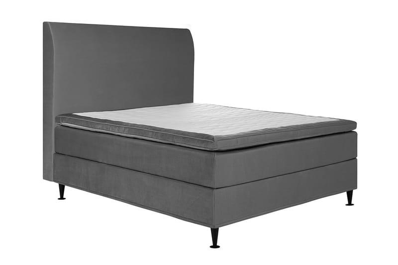 JOLLY PLUSS Sängpaket Kontinentalsäng 160x200 cm Grå - Grå - Möbler - Sovrum - Sängar - Komplett Sängpaket