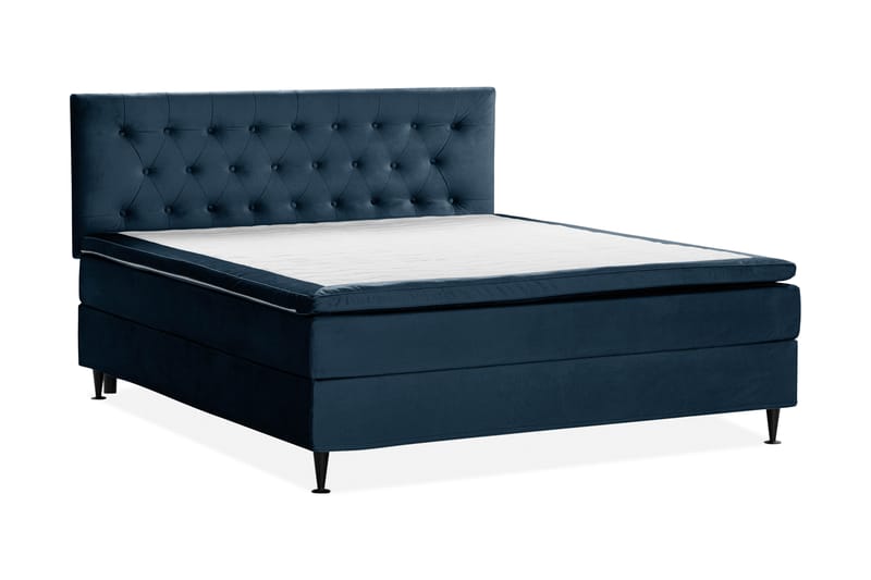 JOLLY PLUSS Sängpaket Kontinentalsäng 180x200 cm Mörkblå - Mörkblå - Möbler - Sovrum - Sängar - Komplett Sängpaket