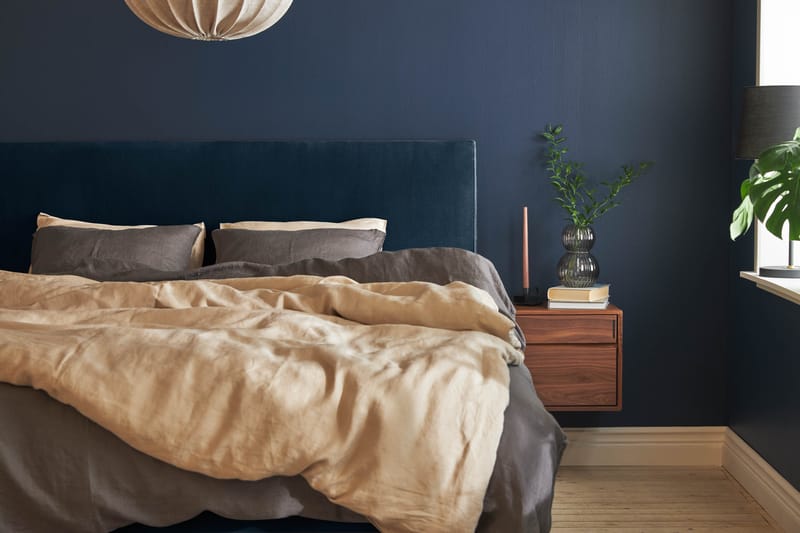 JOLLY PLUSS Sängpaket Förvaringssäng 180x200 cm Mörkblå - Mörkblå - Komplett Sängpaket - Sängar med förvaring