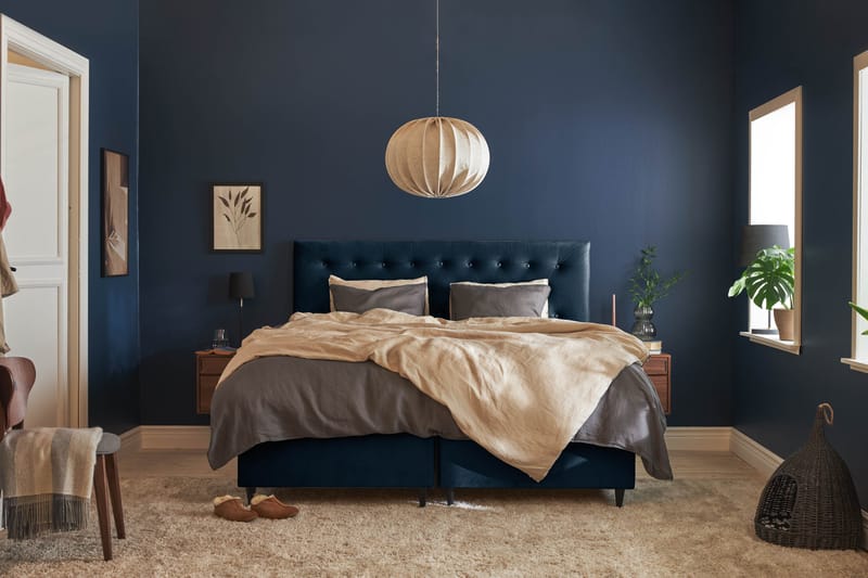 JOLLY PLUSS Sängpaket Förvaringssäng180x200 cm Mörkblå - Mörkblå - Möbler - Sovrum - Sängar - Komplett Sängpaket