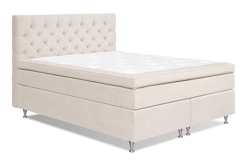 Joluma Sängpaket Fast 180x200 cm - (+Fler val) 180x200 cm Ljusbeige - Möbler - Sovrum - Sängar - Komplett Sängpaket