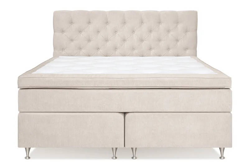 Joluma Sängpaket Medium 180x200 cm - (+Fler val) 180x200 cm Ljusbeige - Möbler - Sovrum - Sängar - Kontinentalsängar