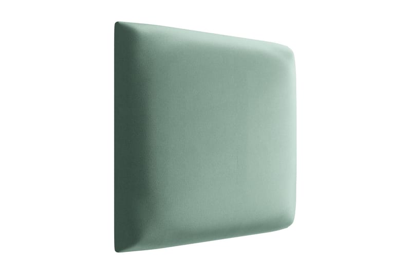 KERANZA Kontinentalsäng 120x200 cm+Panel 30 cm Grön - Komplett Sängpaket