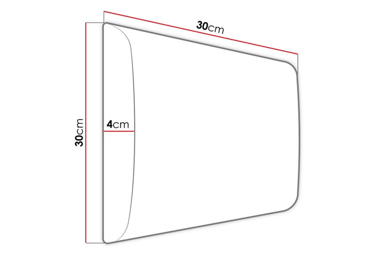 KERANZA Kontinentalsäng 120x200 cm+Panel 30 cm Rosa - Komplett Sängpaket