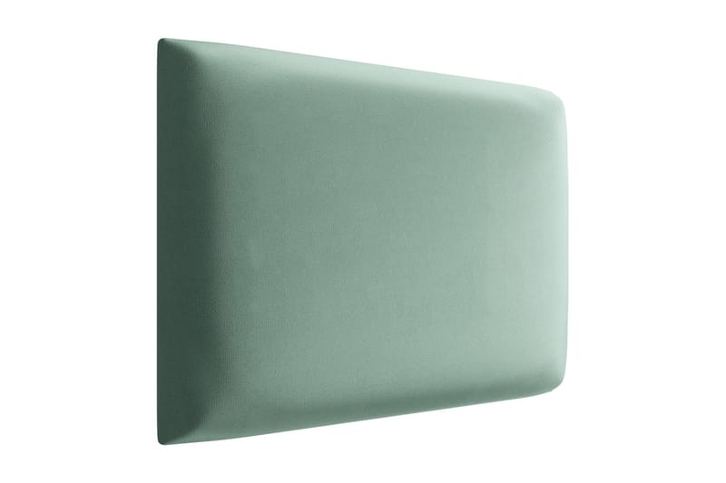 KERANZA Kontinentalsäng 120x200 cm+Panel 40 cm Grön - Komplett Sängpaket