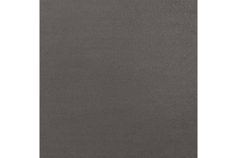 KERANZA Kontinentalsäng 120x200 cm+Panel 60 cm Grå - Komplett Sängpaket