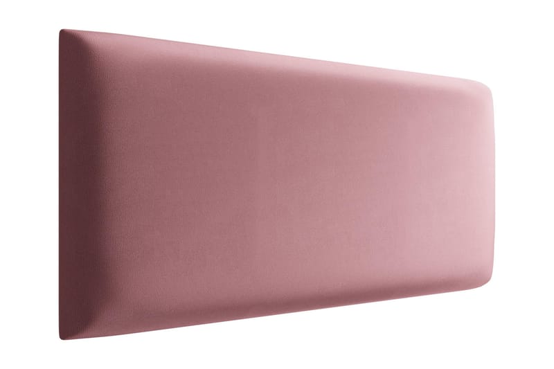 KERANZA Kontinentalsäng 120x200 cm+Panel 60 cm Rosa - Komplett Sängpaket