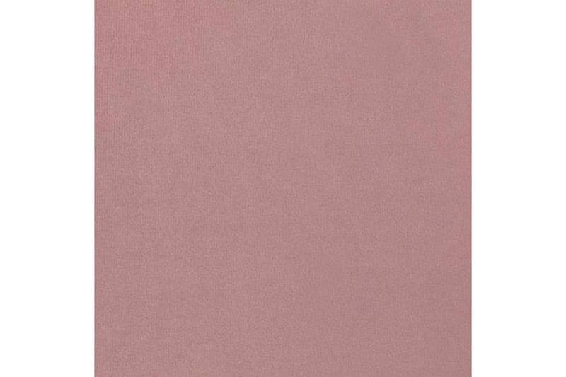KERANZA Kontinentalsäng 160x200 cm+Panel 60 cm Rosa - Komplett Sängpaket