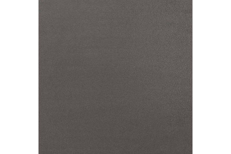 KERANZA Kontinentalsäng 80x200 cm+Panel 60 cm Grå - Komplett Sängpaket